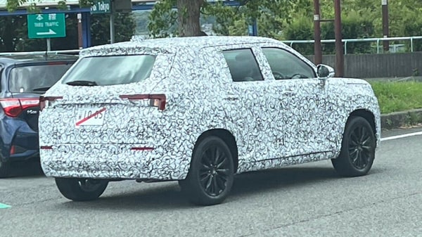 The upcoming Honda Elevate SUV was recently spied testing in Japan ahead of its global debut on 6 June.  (Image courtesy: Twitter/@Soraemon11M)